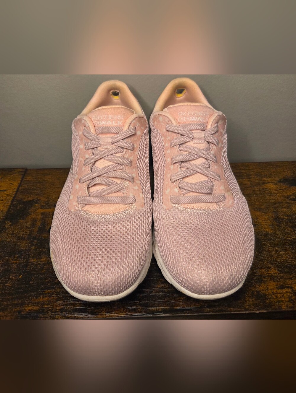 Skechers GO WALK Women's Blush Pink Athletic Walking Sneakers